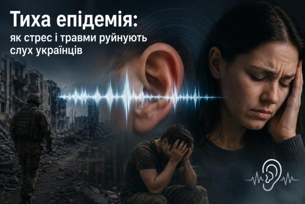 Тиха епідемія: як стрес і травми руйнують слух українців
